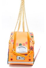 Systyle Fantasy bags and wallets - Handbag Vintage Car Flowerpower Peace&Love