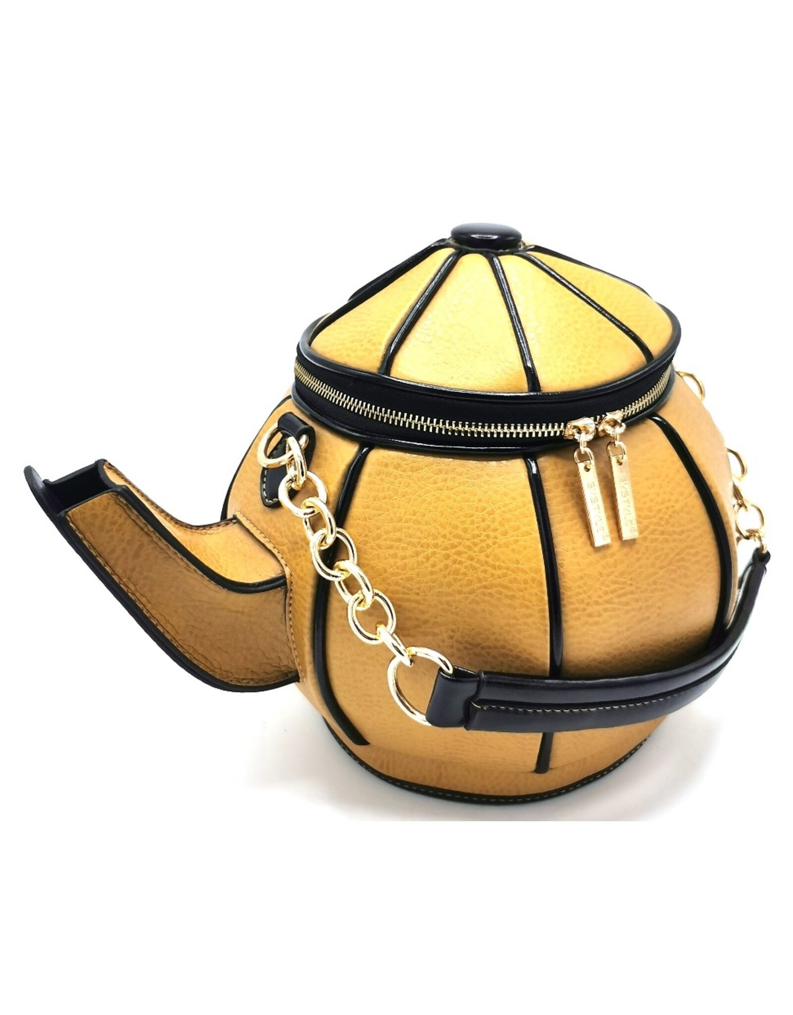 Systyle Fantasy bags and wallets - Teapot handbag Mustard Yellow