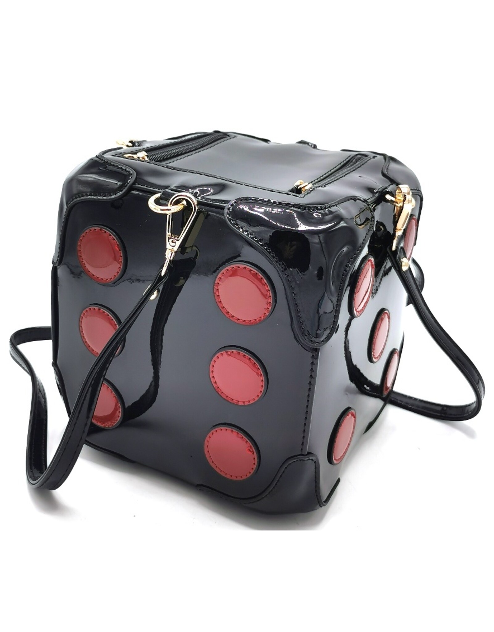 Systyle Fantasy tassen - Fantasy tas Dobbelstenen Zwart/Rood