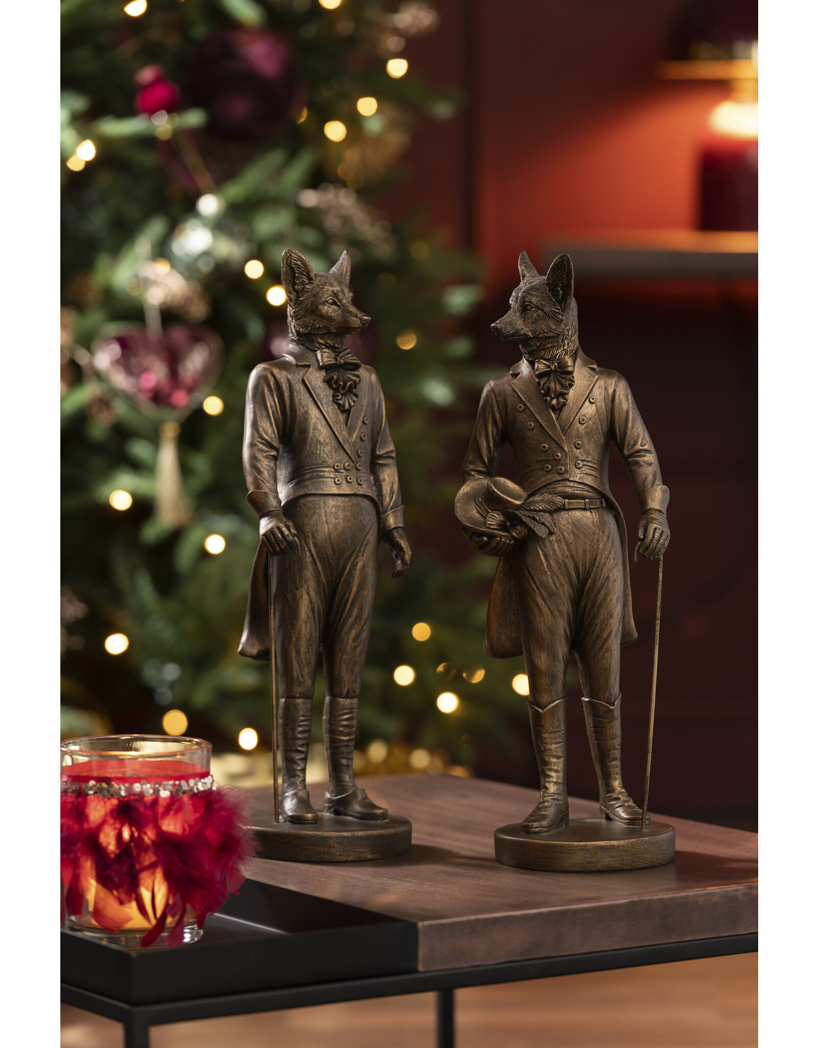 Trukado Giftware & Lifestyle - Fox Gentleman figurine 41.3cm