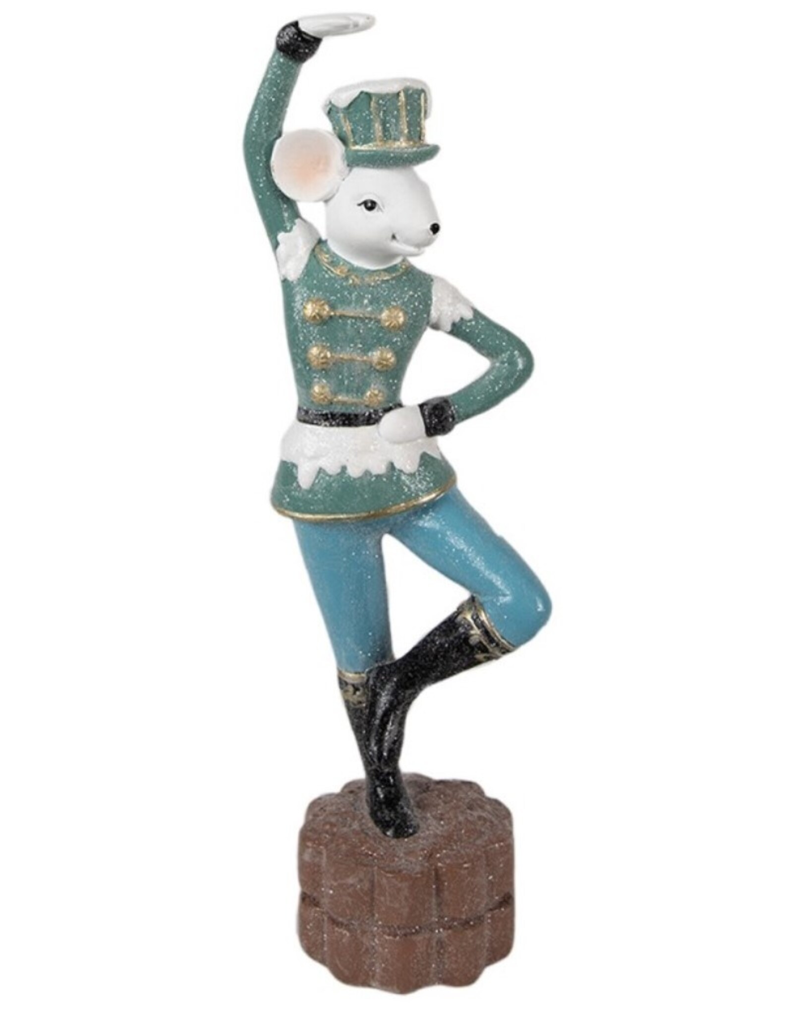 C&E Giftware Figurines Collectables - Figurine Mouse Hussar Dancing 26cm
