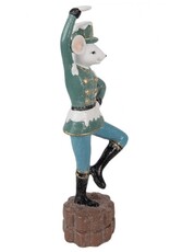 C&E Giftware Figurines Collectables - Figurine Mouse Hussar Dancing 26cm