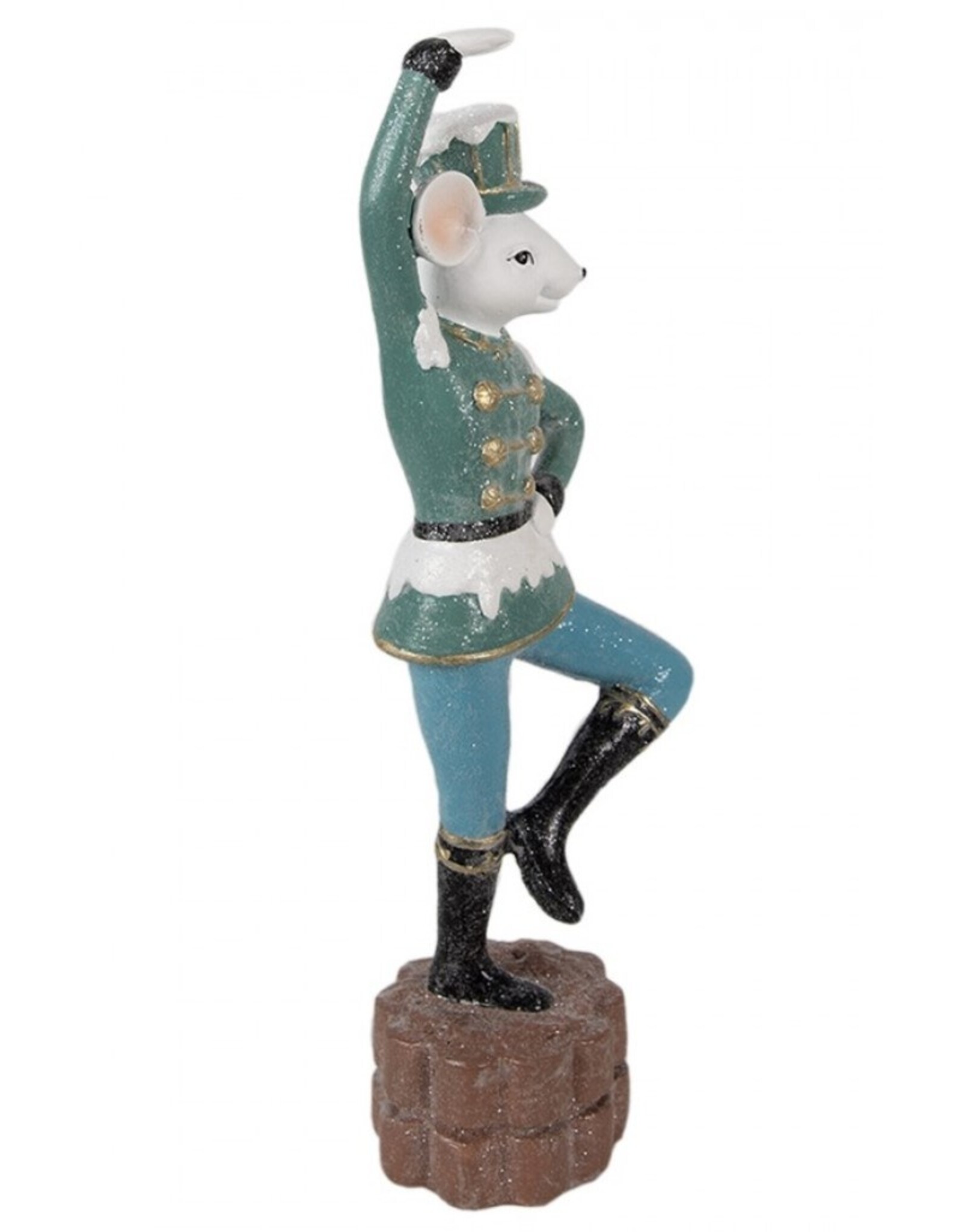 C&E Giftware Figurines Collectables - Figurine Mouse Hussar Dancing 26cm