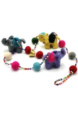 Trukado Miscellaneous - Felt Mobile Elephants handmade, approx. 100cm