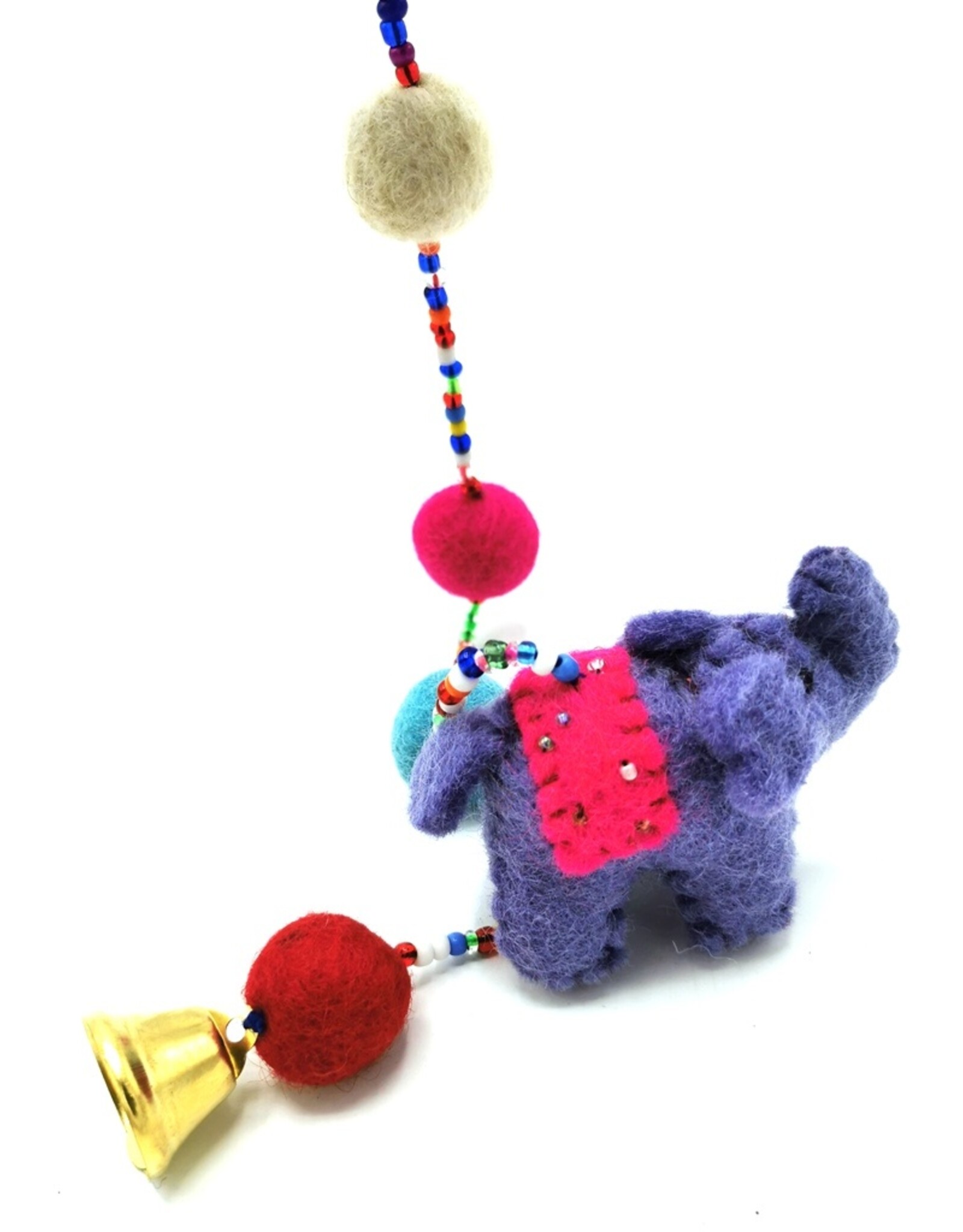 Trukado Miscellaneous - Felt Mobile Elephants handmade, approx. 100cm