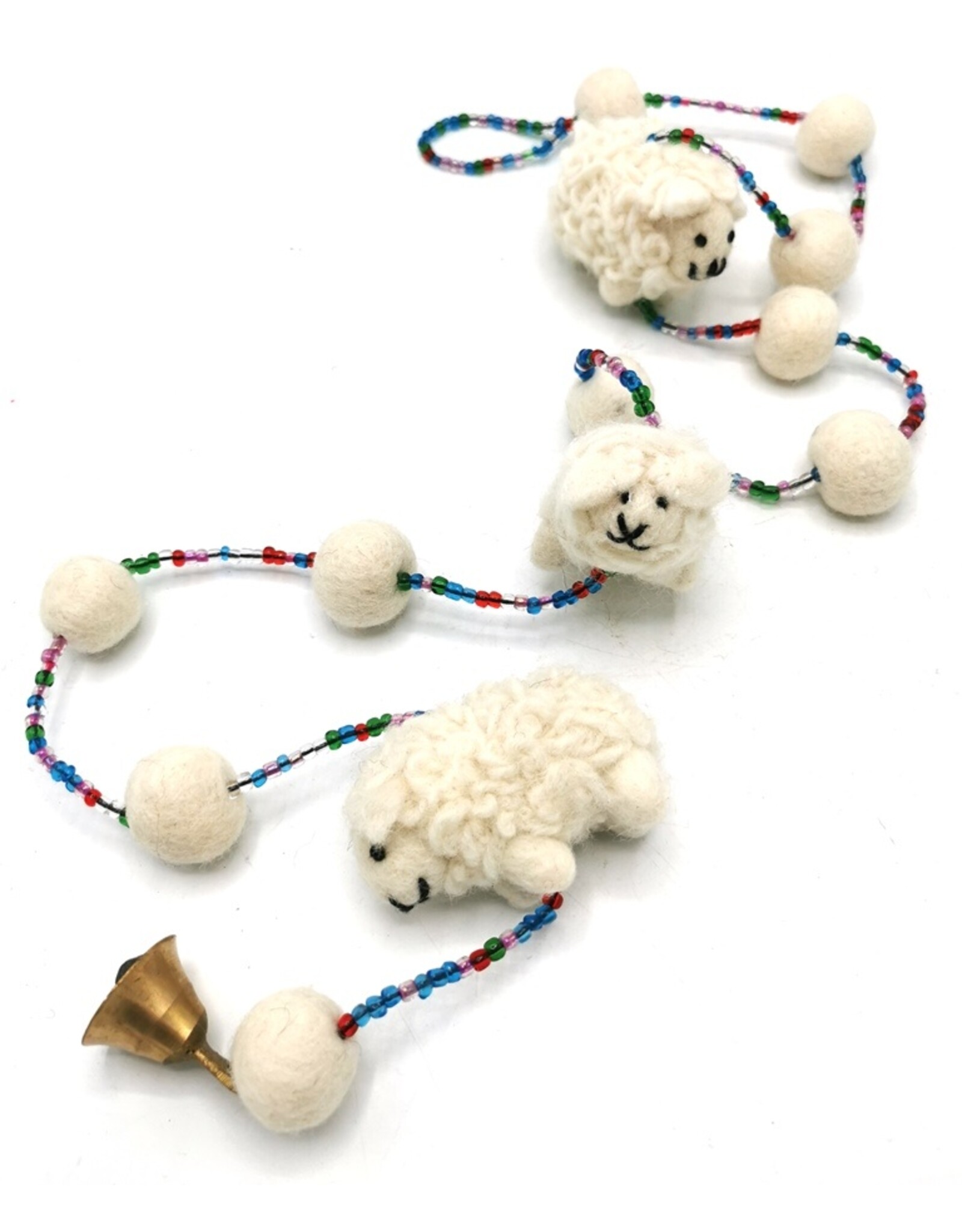 Trukado Miscellaneous - Felt Mobile Sheep handmade, approx 100cm