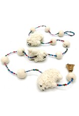 Trukado Miscellaneous - Felt Mobile Sheep handmade, approx 100cm