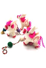 Trukado Miscellaneous -  Felt Mobile White Horses handmade, approx 100cm