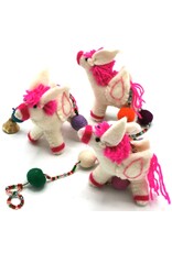 Trukado Miscellaneous -  Felt Mobile White Horses handmade, approx 100cm