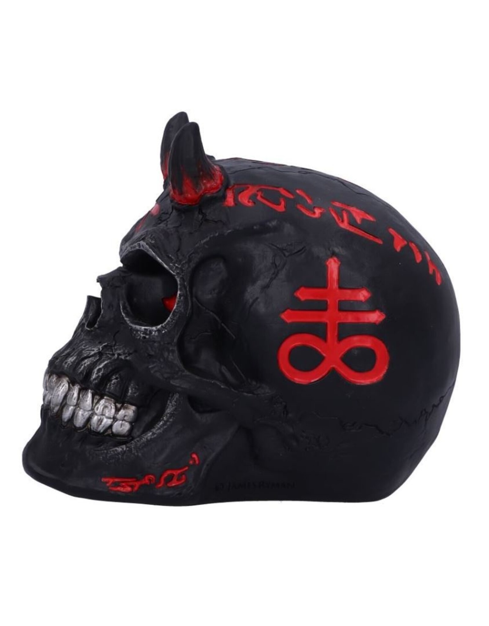 James Ryman bij Nemesis Now Schedels - James Ryman Helse Schedel  - Infernal Skull 20cm