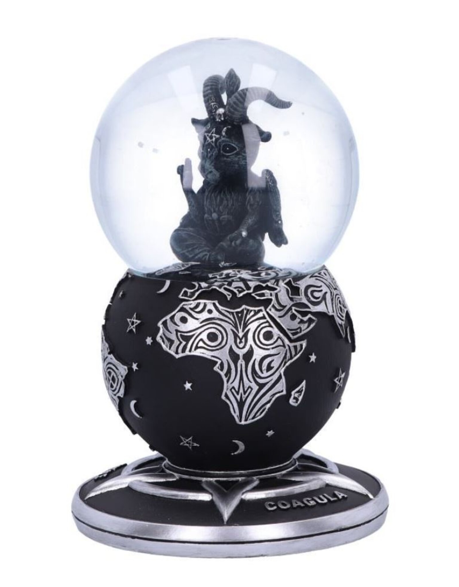 NemesisNow Reapers, skulls and dragons - Baphoboo Snow Globe  - Cult Cuties Nemesis Now