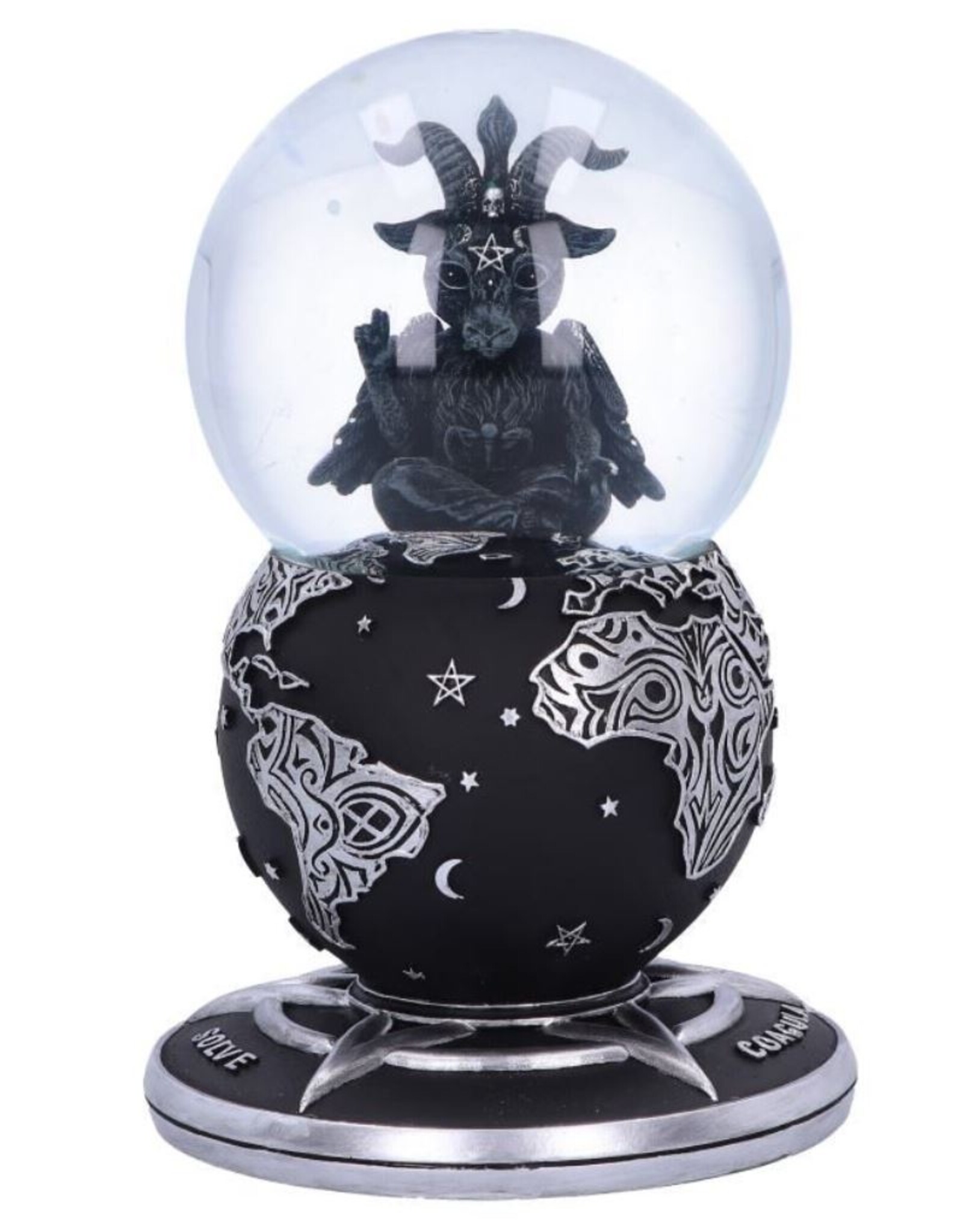 NemesisNow Reapers, skulls and dragons - Baphoboo Snow Globe  - Cult Cuties Nemesis Now