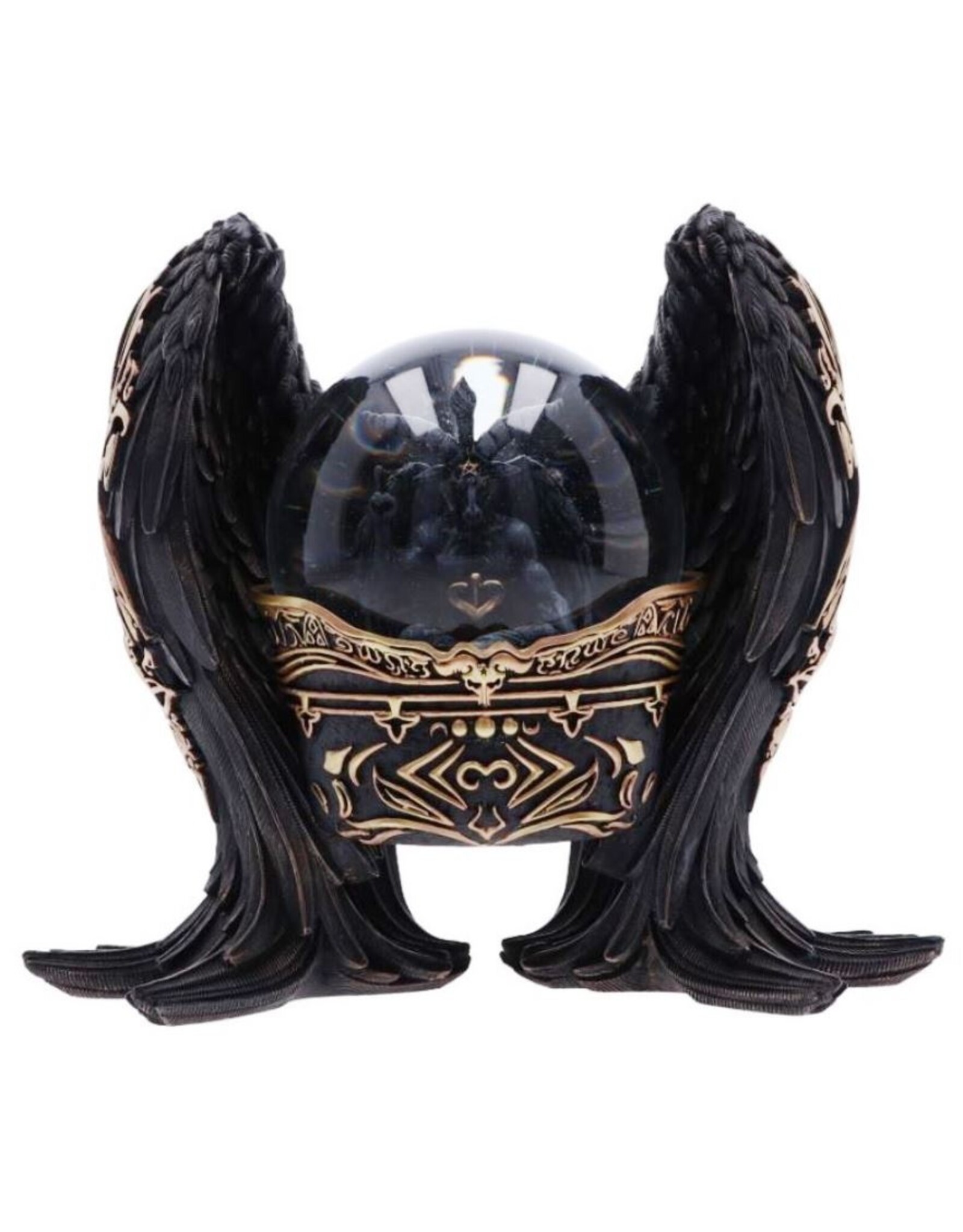 NemesisNow Reapers, skulls and dragons - Baphomet Antiquity Snow Globe Nemesisi Now