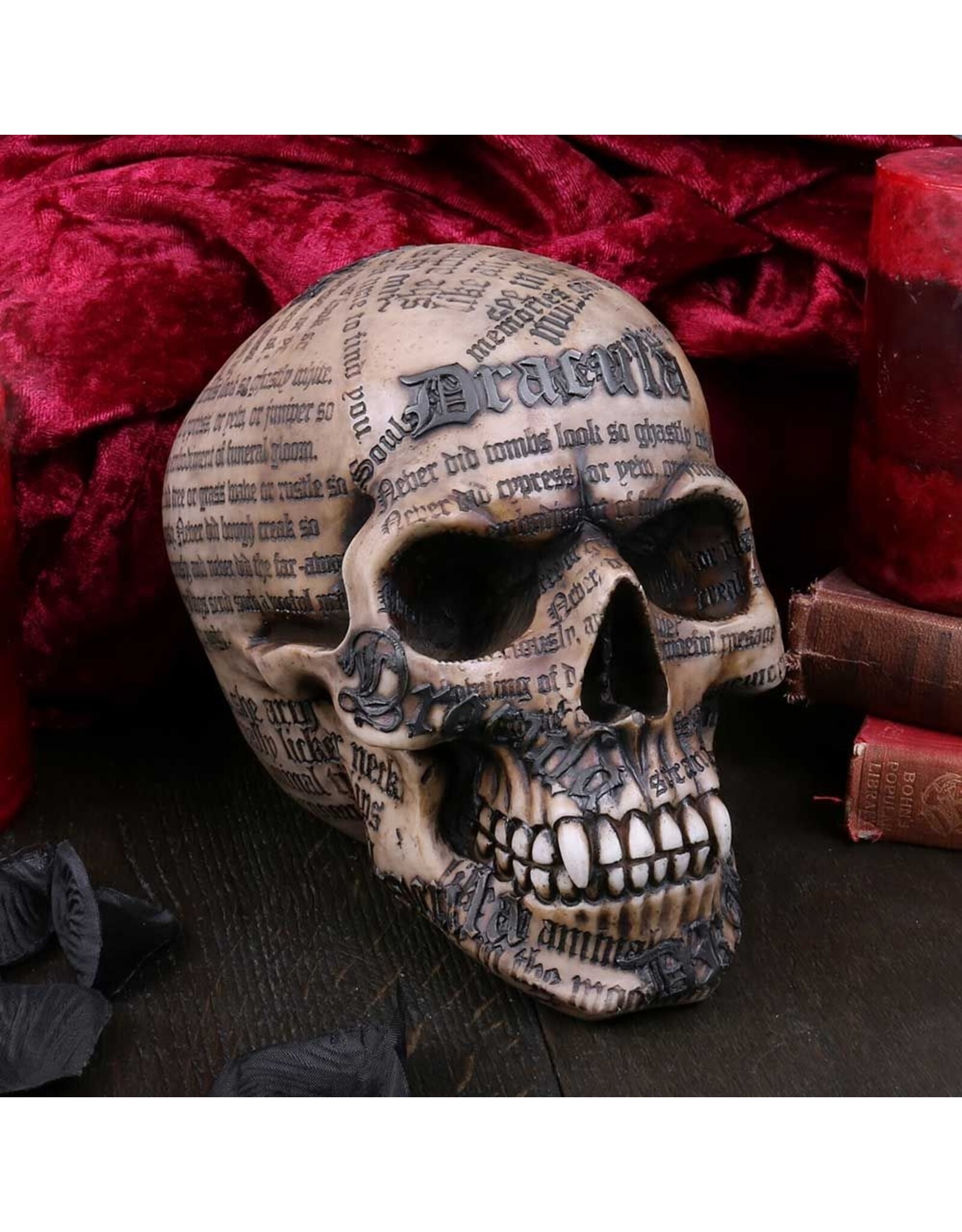 NemesisNow Reapers, skulls and dragons -  Dracula's Tale Vampire Skull Nemesis Now