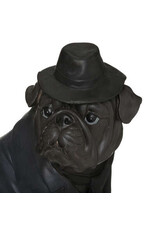 Giftware Beelden Collectables - Bulldog met hoed, stropdas en jasje beeld 44,5cm