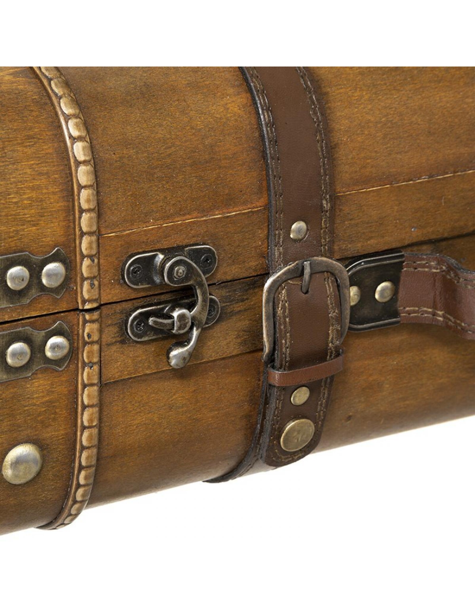 JJA Miscellaneous - Steampunk Wooden Suitcase Set of 2