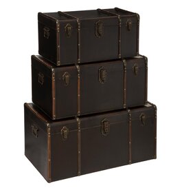 JJA Cabin trunk/ship's chest set of 3 - heavy quality