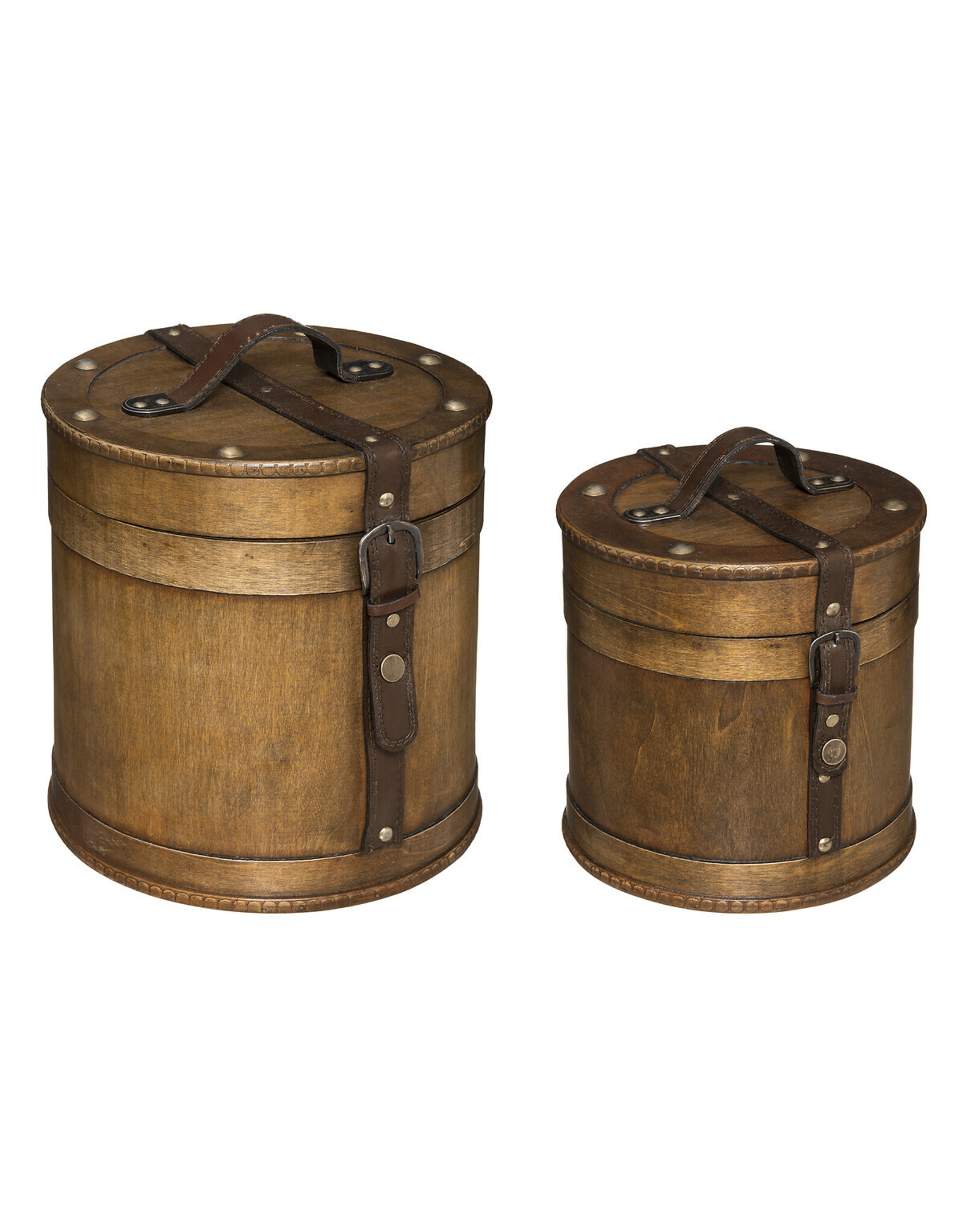 Miscellaneous - Steampunk Wooden Hat Box set of 2