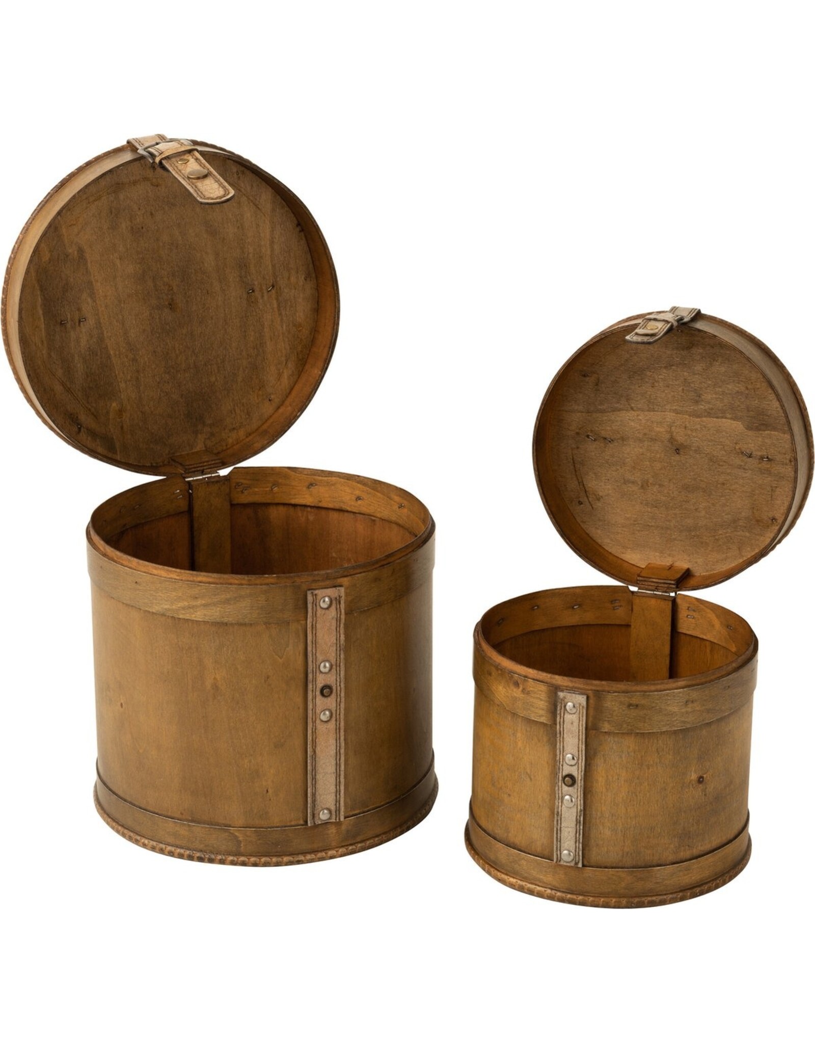 Miscellaneous - Steampunk Wooden Hat Box set of 2