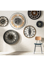 Trukado Miscellaneous - Wall clock Roman numerals and moving gears 80cm