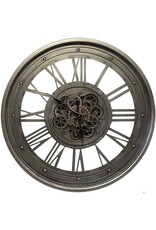 Trukado Miscellaneous - Wall clock Roman numerals and moving gears 80cm