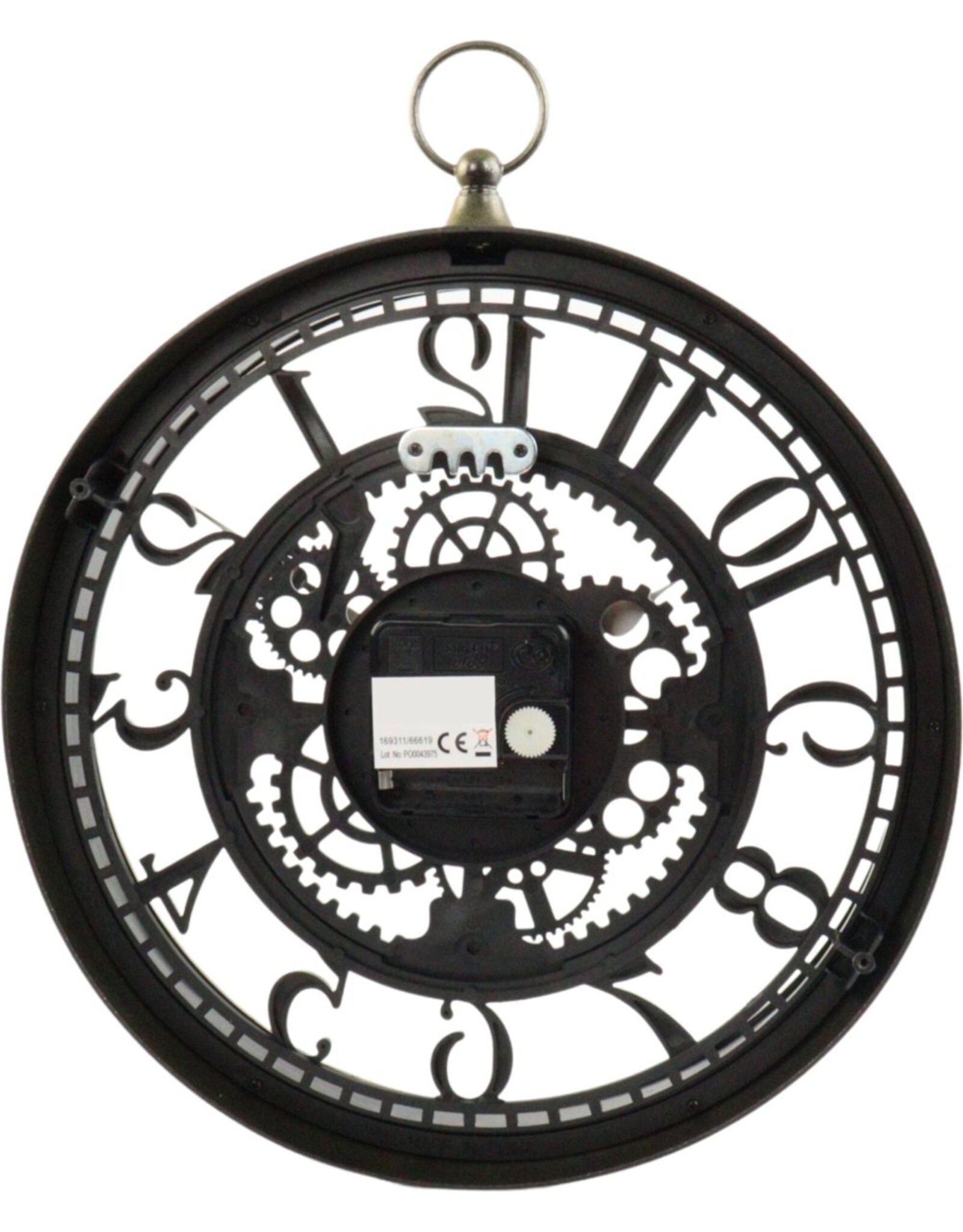 Trukado Miscellaneous - Wall Clock with Cogwheels Industrial Look 27cm x 32cm