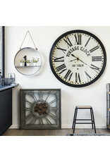 Trukado Miscellaneous - Wall clock with visible and moving cogs 80cm