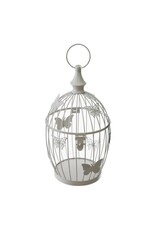 Trukado Miscellaneous - Decoratieve Vogelkooien set met vlinders wit