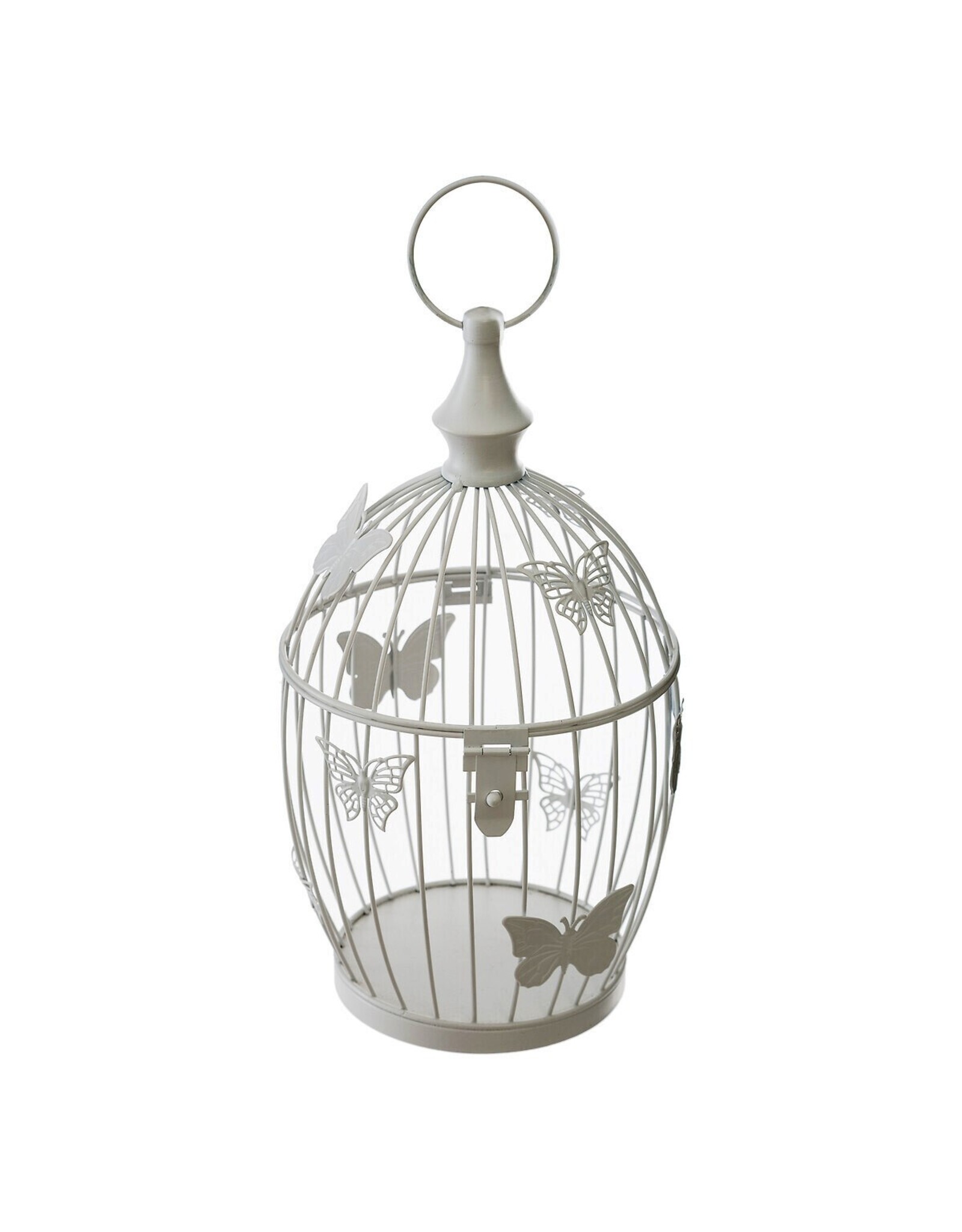 Trukado Miscellaneous - Decorative Birdcage set with butterflies white