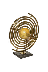 Giftware & Lifestyle - Globe on Marble Base with Brass Ornament