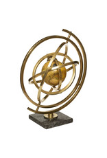 Giftware & Lifestyle - Globe on Marble Base with Brass Ornament