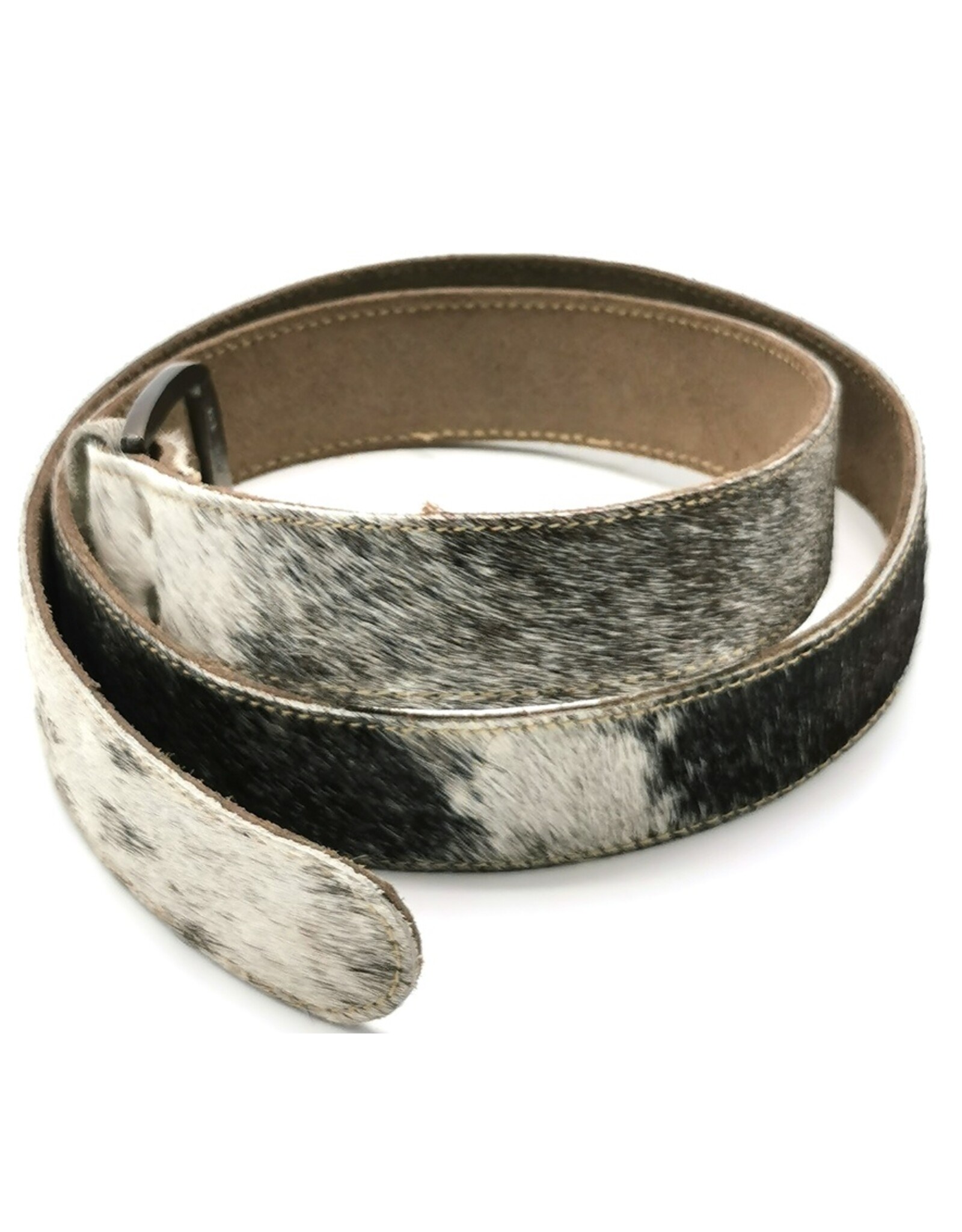 Trukado Leather belts and buckles - Cowhide Belt grey