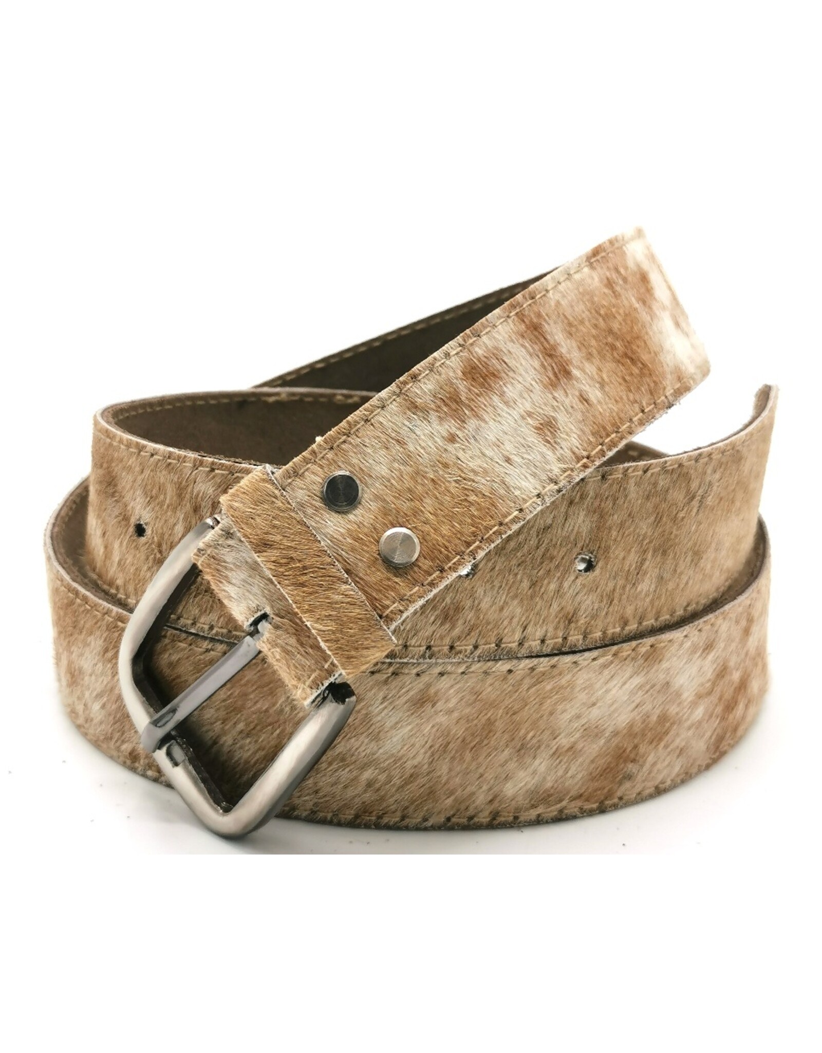 Trukado Leather belts and buckles - Cowhide Belt light brown