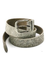 Trukado Leather belts and buckles - Cowhide belt Grey