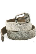 Trukado Leather belts and buckles - Cowhide belt Grey