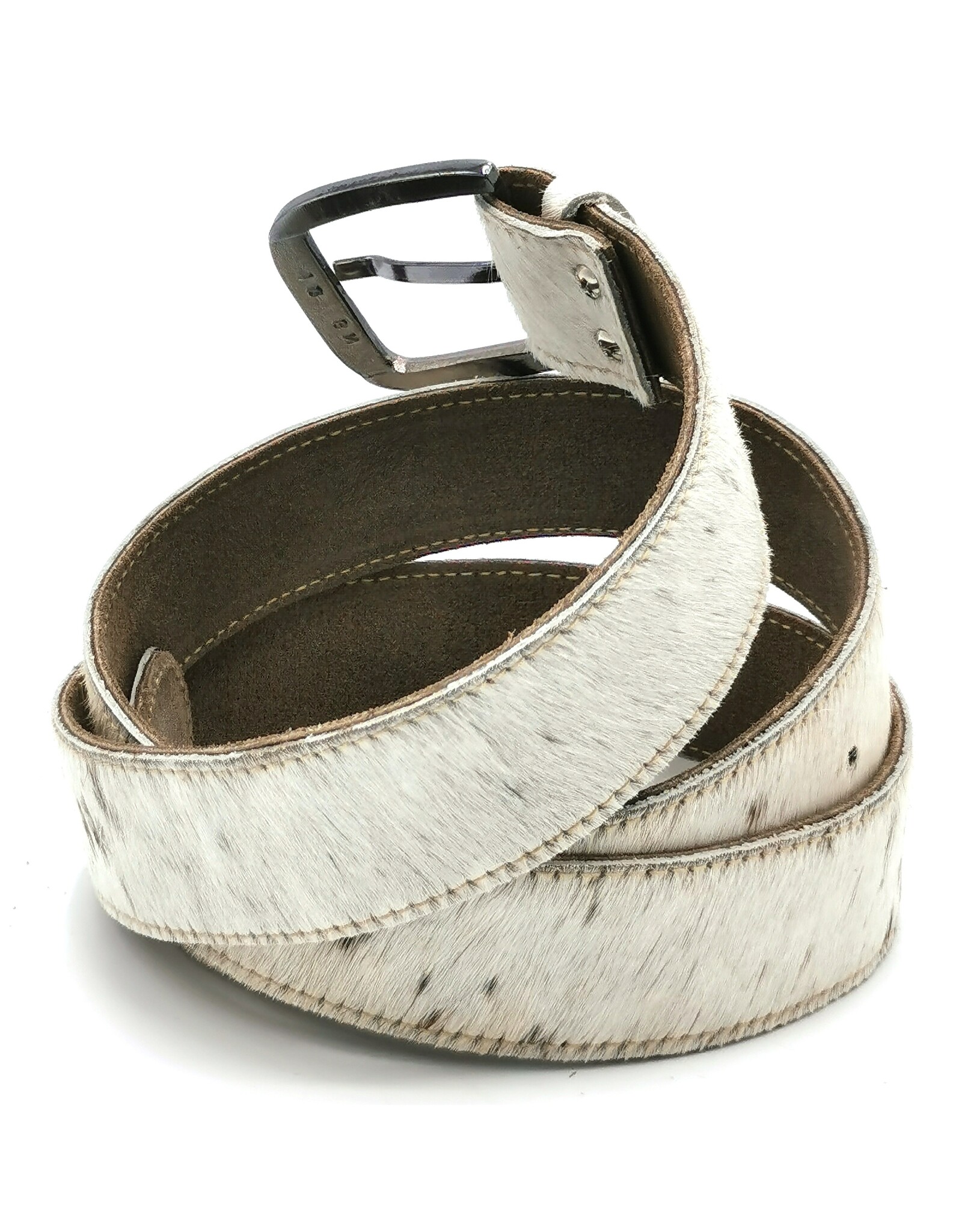 Trukado Leather belts - Cowhide belt light grey-brown