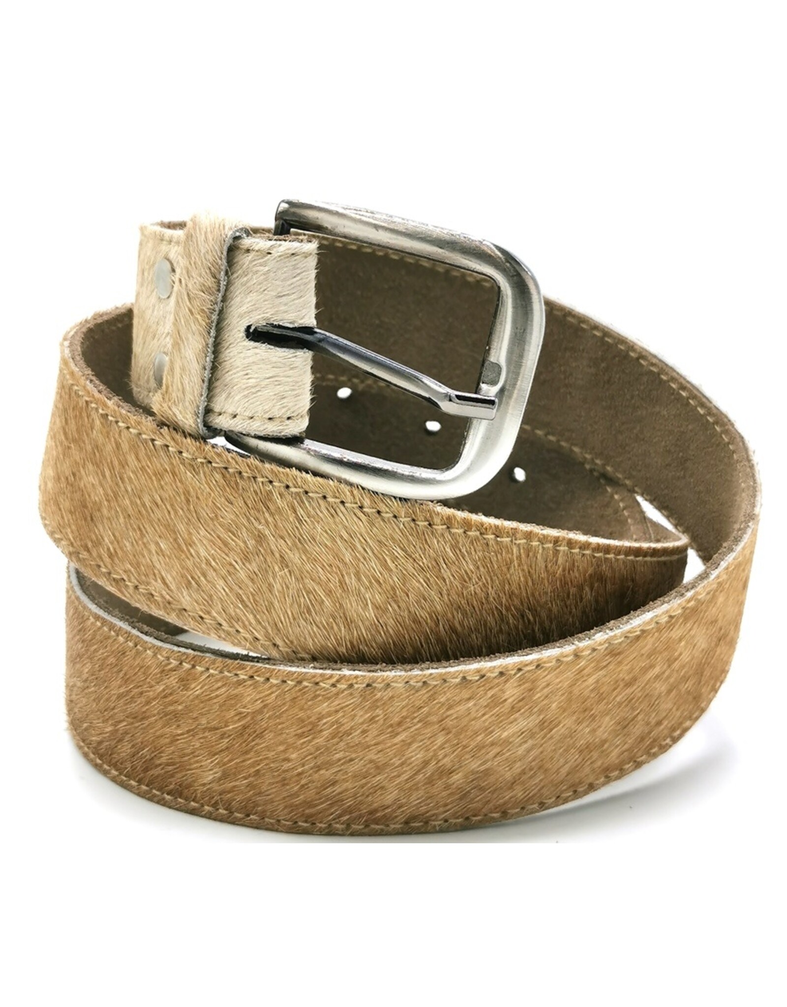 Trukado Leather belts and buckles -Cowhide belt hazelnut