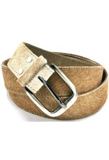 Trukado Leather belts and buckles -Cowhide belt hazelnut