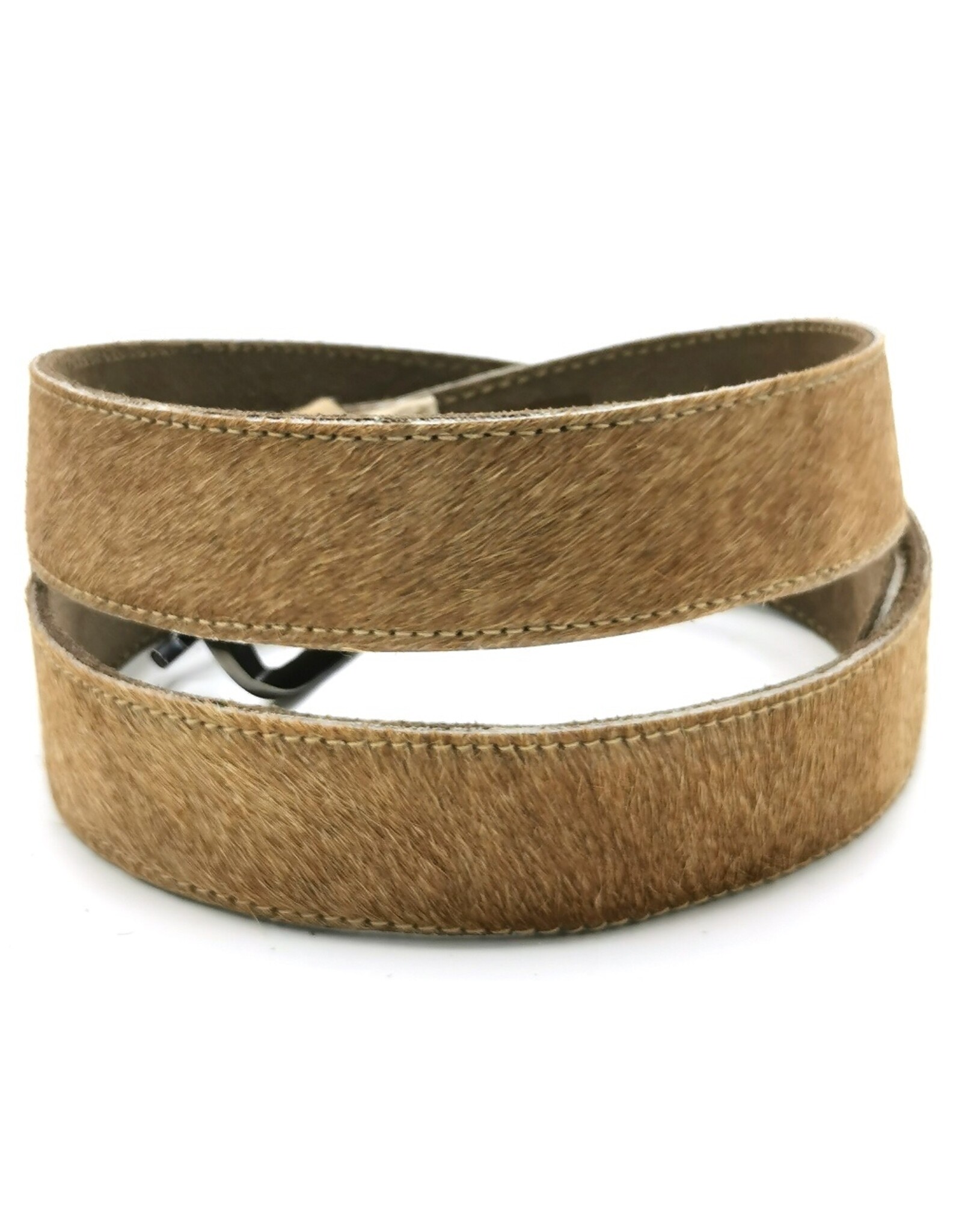 Trukado Leather belts and buckles -Cowhide belt hazelnut