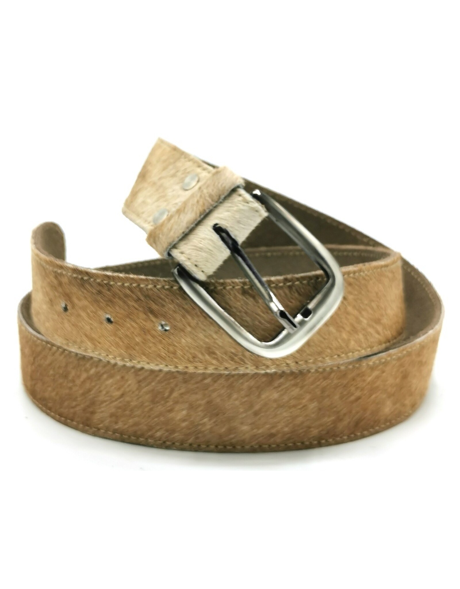 Trukado Leather belts and buckles -Cowhide belt hazelnut