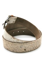 Trukado Leather belts and buckles - Cowhide belt grey-light brown
