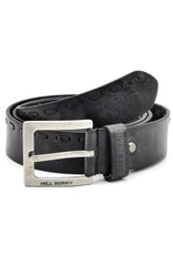 HillBurry Leather belts -  HillBurry Leather belt black, solid leather