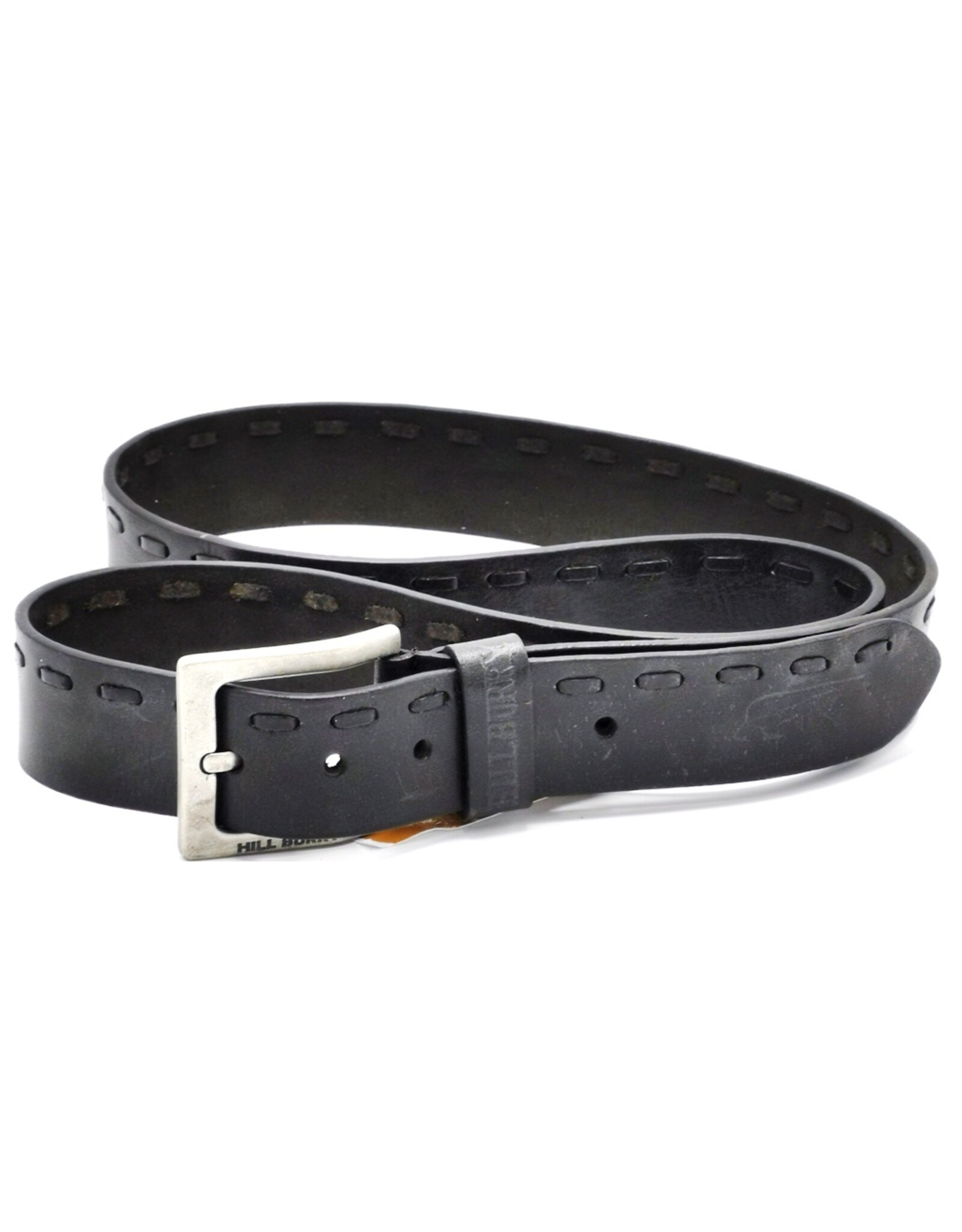 HillBurry Leather belts -  HillBurry Leather belt black, solid leather