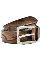 HillBurry Leather belts - HillBurry Leather belt  "Waves", solid leather