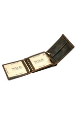 Wild Club Leather Wallets - Leather wallet with Shepherd dog RFID