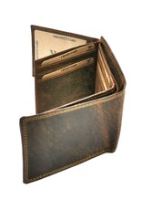 Wild Club Leather Wallets - Leather wallet with Shepherd dog RFID