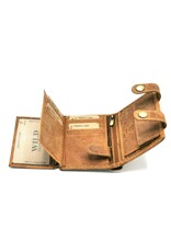 Wild Club Leather Wallets -  Leather wallet with embossed Shepherd dog RFID