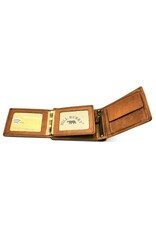 HillBurry Leather Wallets -  HillBurry Leather Wallet with Anchor horizontal