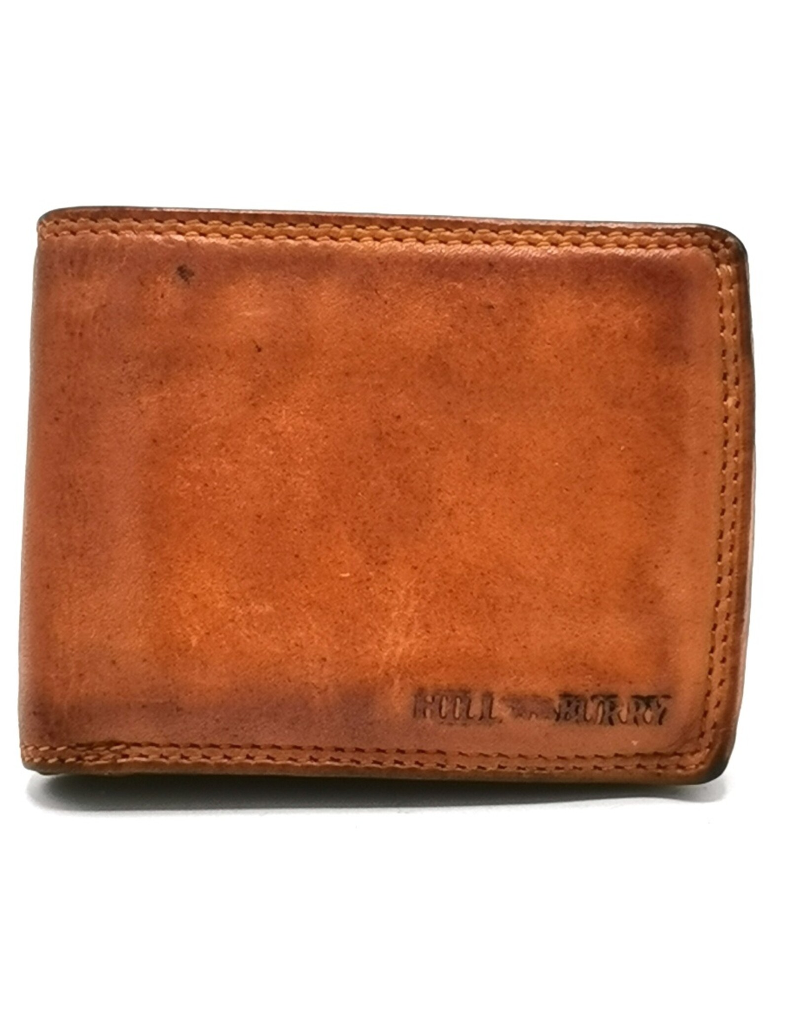 HillBurry Leather Wallets - Hillburry Bifold Wallet Washed Leather RFID