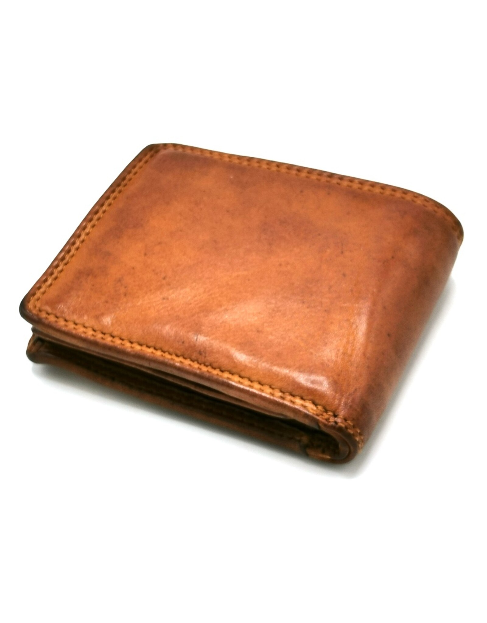 HillBurry Leather Wallets - Hillburry Bifold Wallet Washed Leather RFID